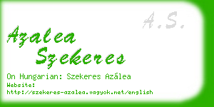 azalea szekeres business card